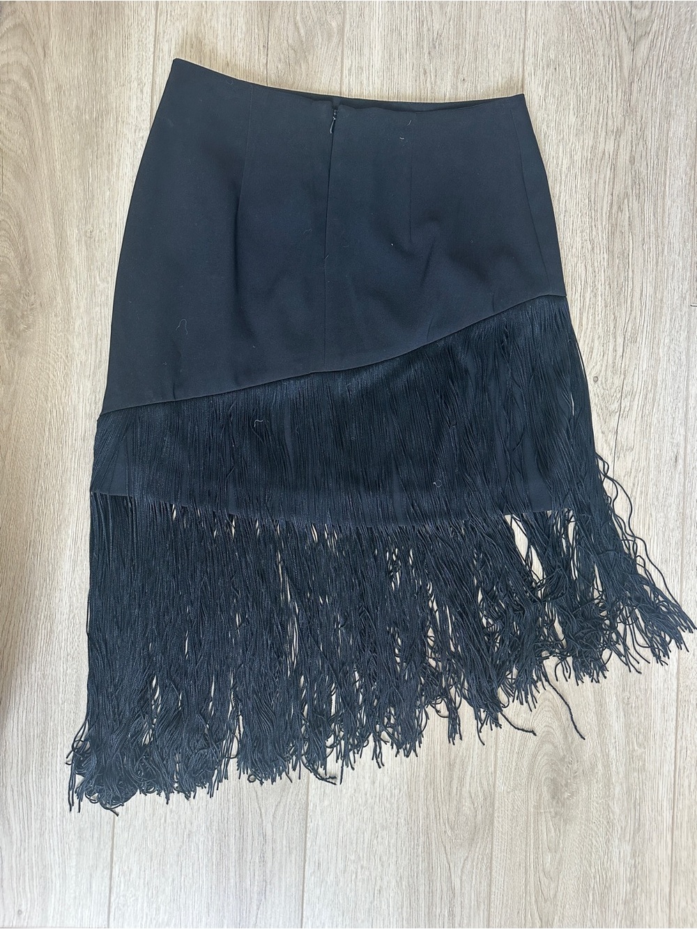 Cache vintage fringe asymmetrical skirt - Picture 5 of 8